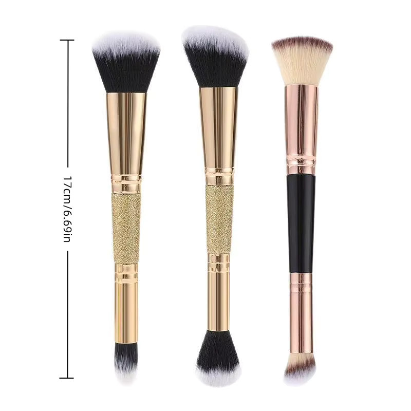 KuZHEN Foundation-Make-up-Pinsel, doppelseitig, Unisex - Bild 3