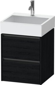 Duravit Waschtischunterschrank Ketho.2 in Weiß mit 2 Schubladen, wandhängend, B: 48,4 cm, T: 46 cm, H: 54,9 cm - Bild 1