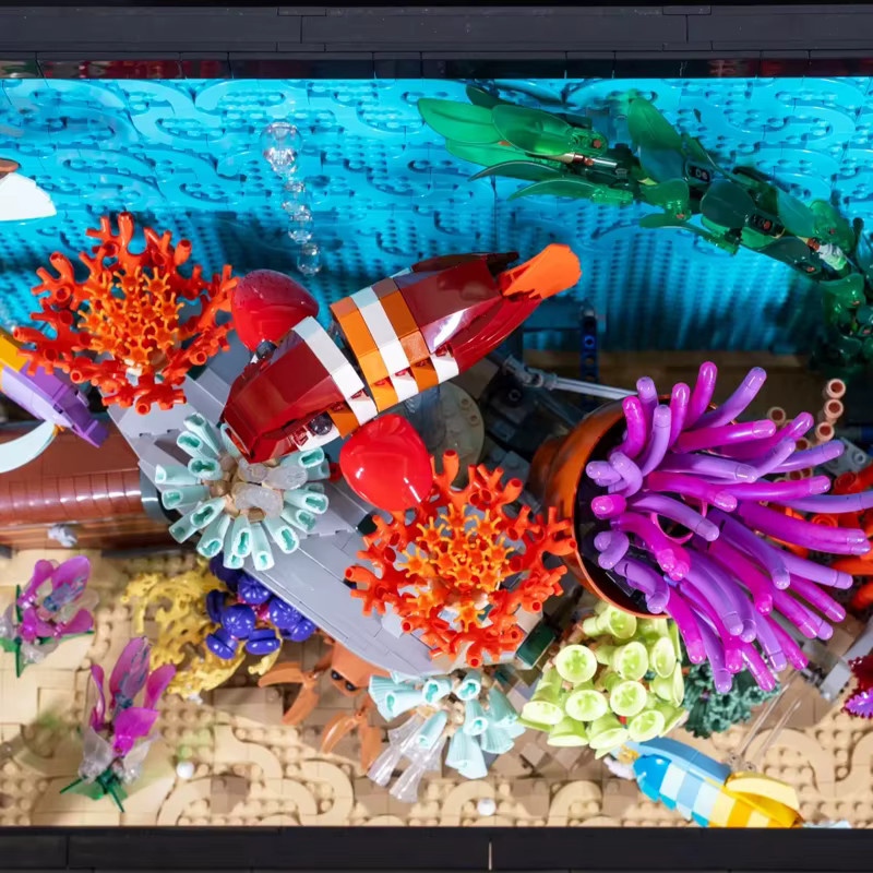 TEOK Tropisches Aquarium-Modell, Bausteine-Set, 4154 Teile, ab 14 Jahren - Bild 5