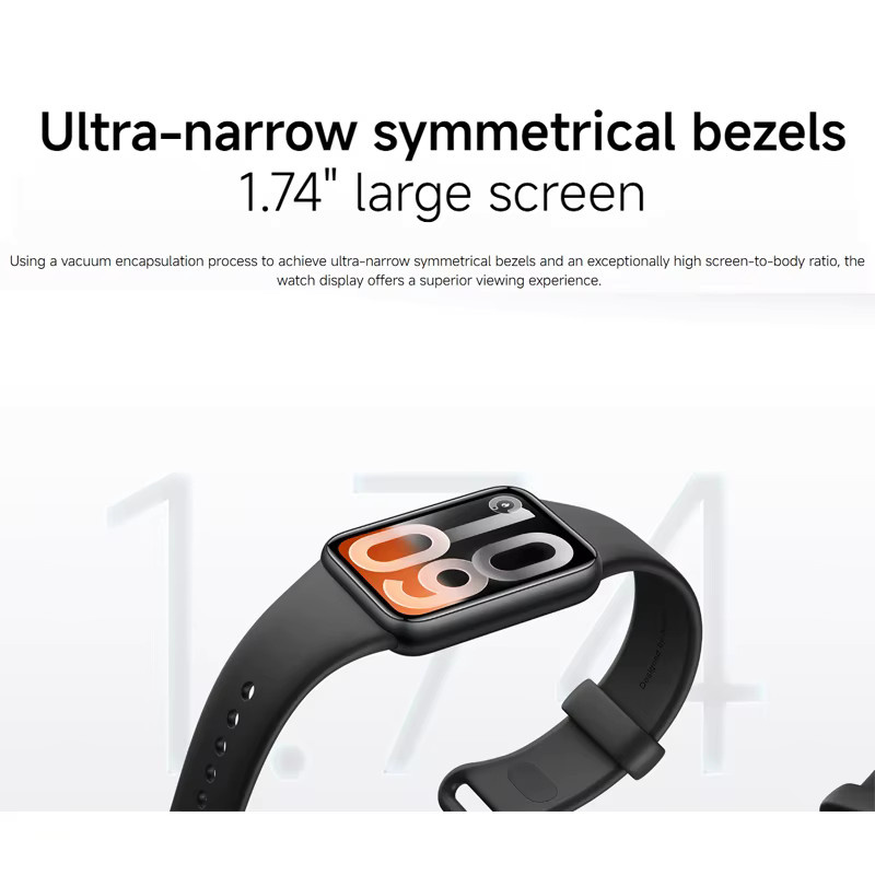 Xiaomi Smart Band 10 Pro Globale Version Bluetooth Smartwatch mit 1,74 Zoll AMOLED Display, GPS und Gesundheitsüberwachung, Farbe: Schwarz, Unisex - Bild 4