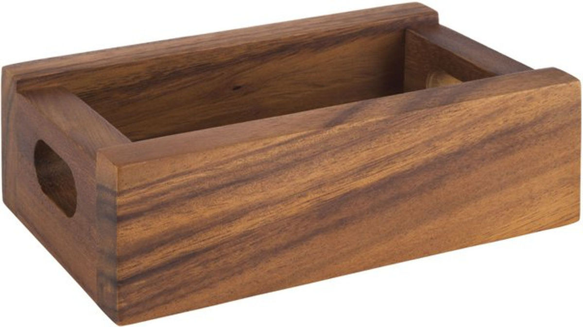 APS Holzbox TABLE in Braun, rechteckig, L: 15 cm, B: 9,5 cm, H: 5 cm - Bild 1