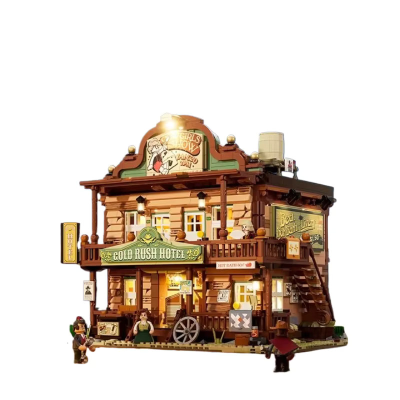 Lumibricks Western Inn, Bausteine, Western, Konstruktion - Bild 4