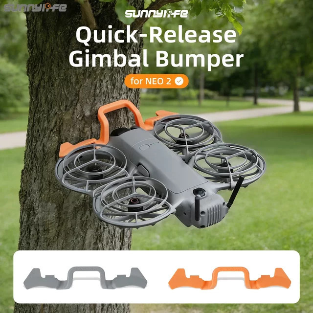 Stoßfester Gimbal-Schutzbalken für DJI Neo 2 in Orange – Kameraschutz für deine Drohne - Bild 1