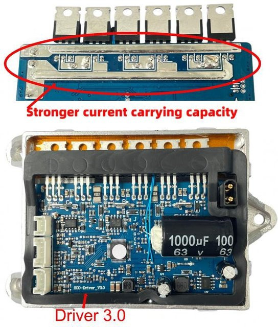 Xiaomi V3.0 Controller Hauptplatine und ESC Schaltplatine für M365 1S Essential Pro Pro 2 Elektroroller in Schwarz - Bild 1