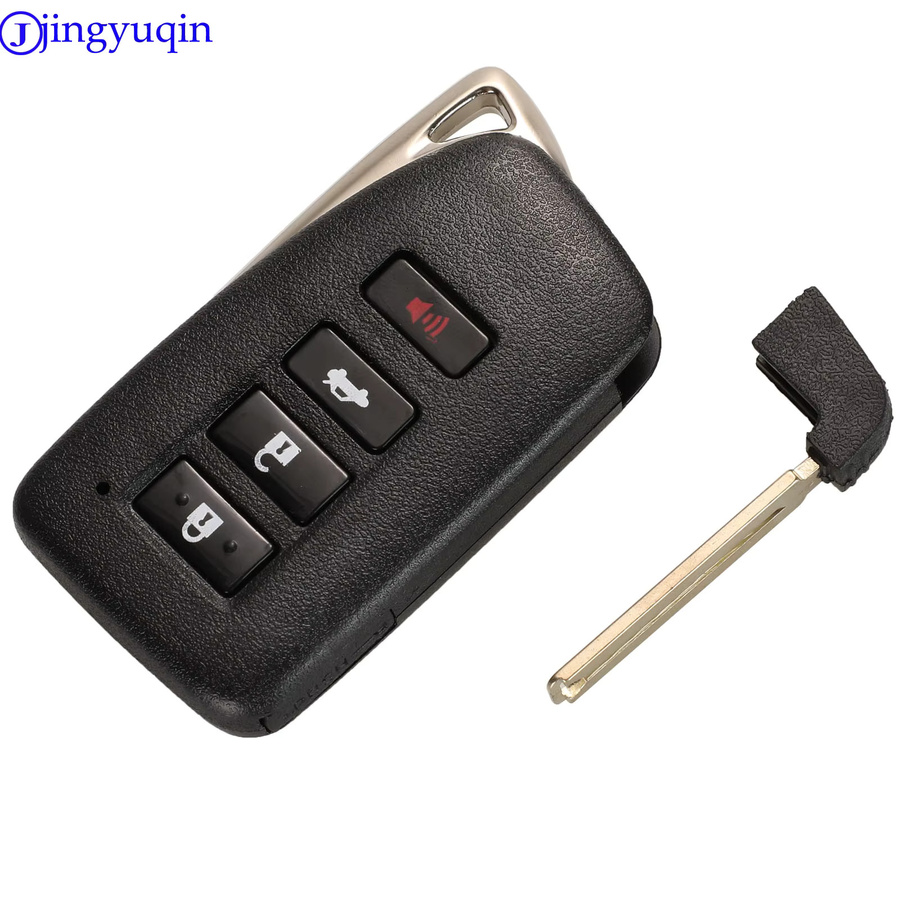 Jingyuqin Smart Auto Schlüssel Gehäuse für Lexus ES350 IS ES GS NX RX GX GS300 GS350 IS250 ES250 NX200 mit 2 3 oder 4 Tasten in Schwarz - Bild 2