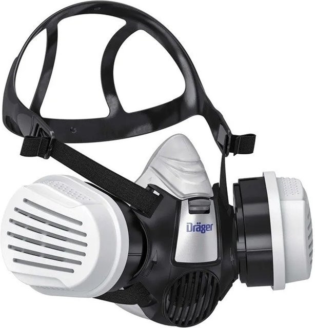 Dräger Atemschutz-Halbmaske X-plore 3300 A2 P3 Lackierer- und Staubmaske in Größe S - Bild 1