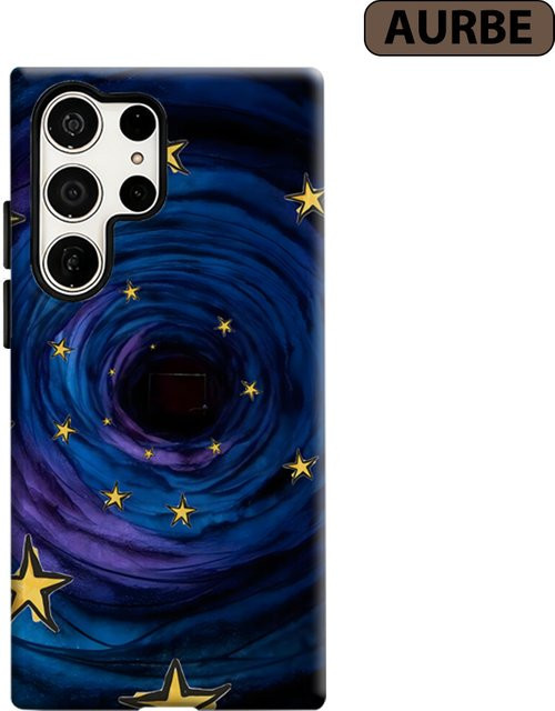Potdemiel Sternenwirbel-Tunnel Handyhülle für Samsung Galaxy S26 S25 Ultra S24 S23 Ultra Plus Stoßfeste Doppelschicht Robuste Rückabdeckung in Multicolour - Bild 1