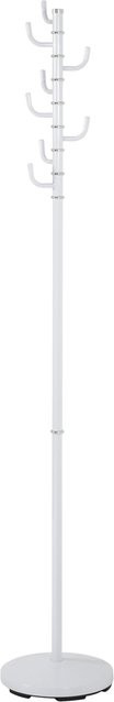Roger Garderobenständer Post Tree aus Stahlrohr, weiß lackiert, Höhe: 172 cm - Bild 1