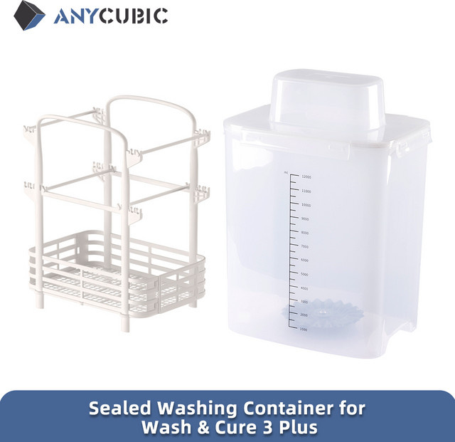 Anycubic Wash Cure 3 Plus Versiegelter Waschbehälter für LCD 3D-Drucker in Transparent - Bild 1