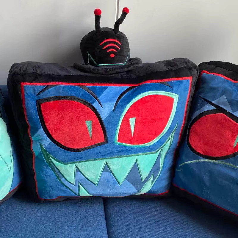 Hazbin Hotel Vox Plüschkissen von Bandai, buntes Cartoon-Kissen für Sofa und Rückenlehne - Bild 3