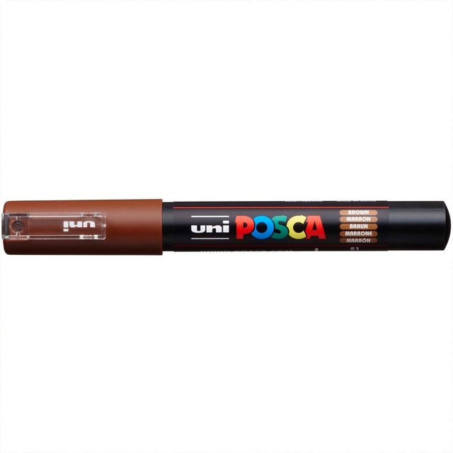 POSCA Marker PC-1MC mit feiner Spitze in Braun - Bild 2