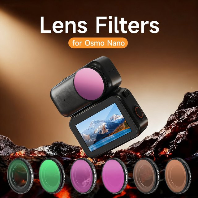 DJI OSMO NANO ND/CPL/MCUV Filter Kit Schwarz für DJI OSMO NANO Zubehör - Bild 1