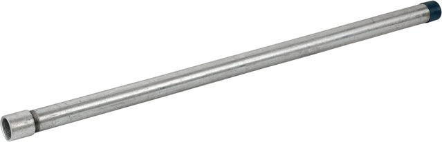 Verlängerungsrohr für Schwengelpumpe aus Stahl in Silber, Länge: 1 m, AG 41,9 mm (R 1 1/4) - Bild 1