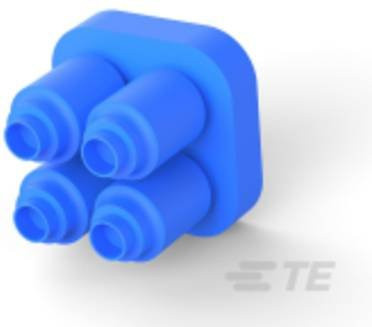 TE Connectivity Mini-Universal MATE-N-LOK Connector in Blau (1586359-4) - Bild 1