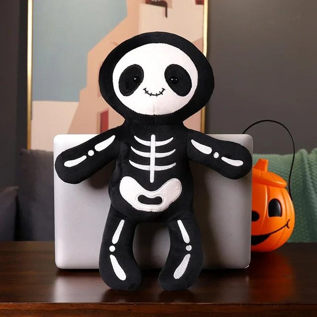 Yiran toy Totenkopf Mann Halloween Geist, Plüschtier, ab 0 Jahre - Bild 1