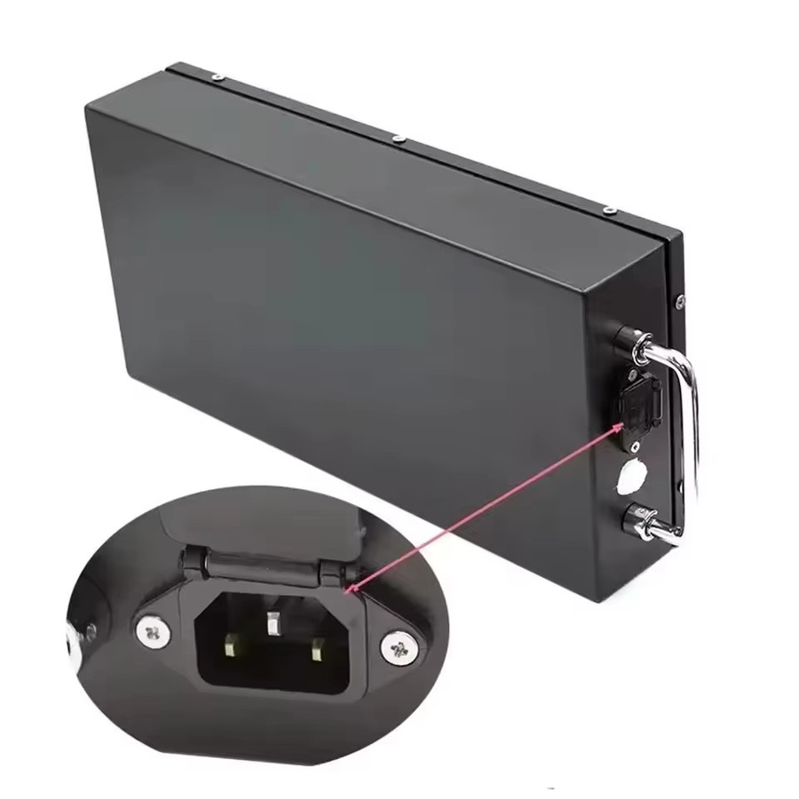 ALalito Lithium-Akkupack 72V 100Ah mit 18650 Zellen, Großer A-Typ-Akku in Schwarz, geeignet für Motoren unter 3000W - Bild 2