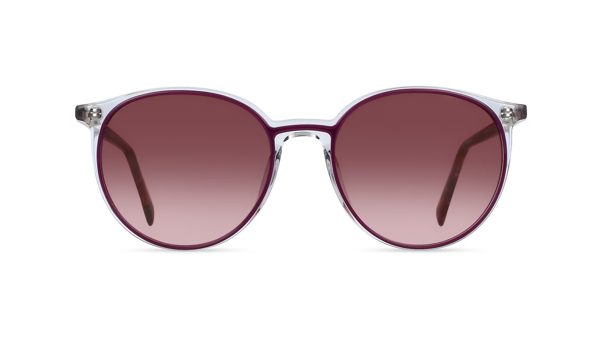 Humphrey's 588166 Sonnenbrille, Vollrand, Panto, Kunststoff, Unisex, grau - Bild 1
