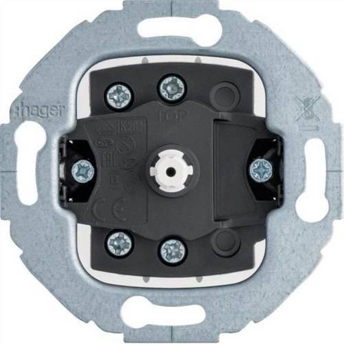 Hager Drehtaster WDE384603 Schwarz für den Unterputz Einbau - Bild 1