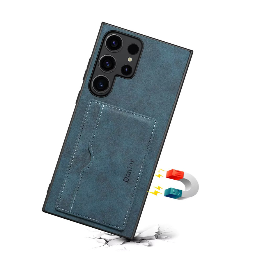Samsung Hülle aus PU-Leder für S25 Ultra, S24 FE und S25 Edge mit Geldbörsenfunktion, Kartenfächern und Ständerfunktion - Bild 6