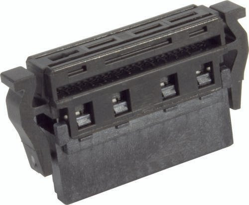 Harting Federleiste 15290062502000 aus Messing in Schwarz mit 2 Reihen - Bild 1