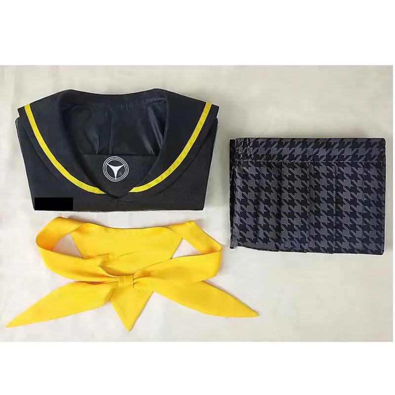 Anime Kujikawa Rise Rollenspiel Perücke Charakter 4, Gold JK Uniform weibliche Matrosen Set, Kostüm - Bild 4