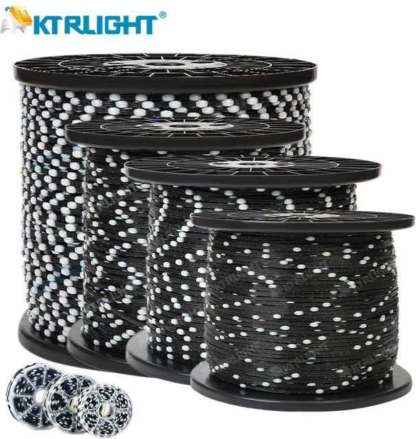 KTRLIGHT RGB LED Pixel-Lichterkette WS2811 programmierbar, schwarz, 3-polig DC5V/12V - Bild 1