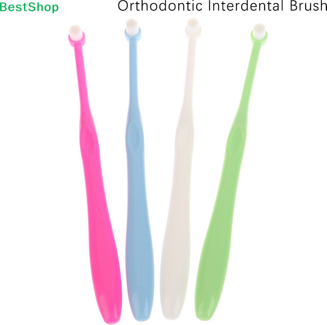 HNKMP Single Tuft Orthodontische Zahnbürste, Unisex - Bild 1