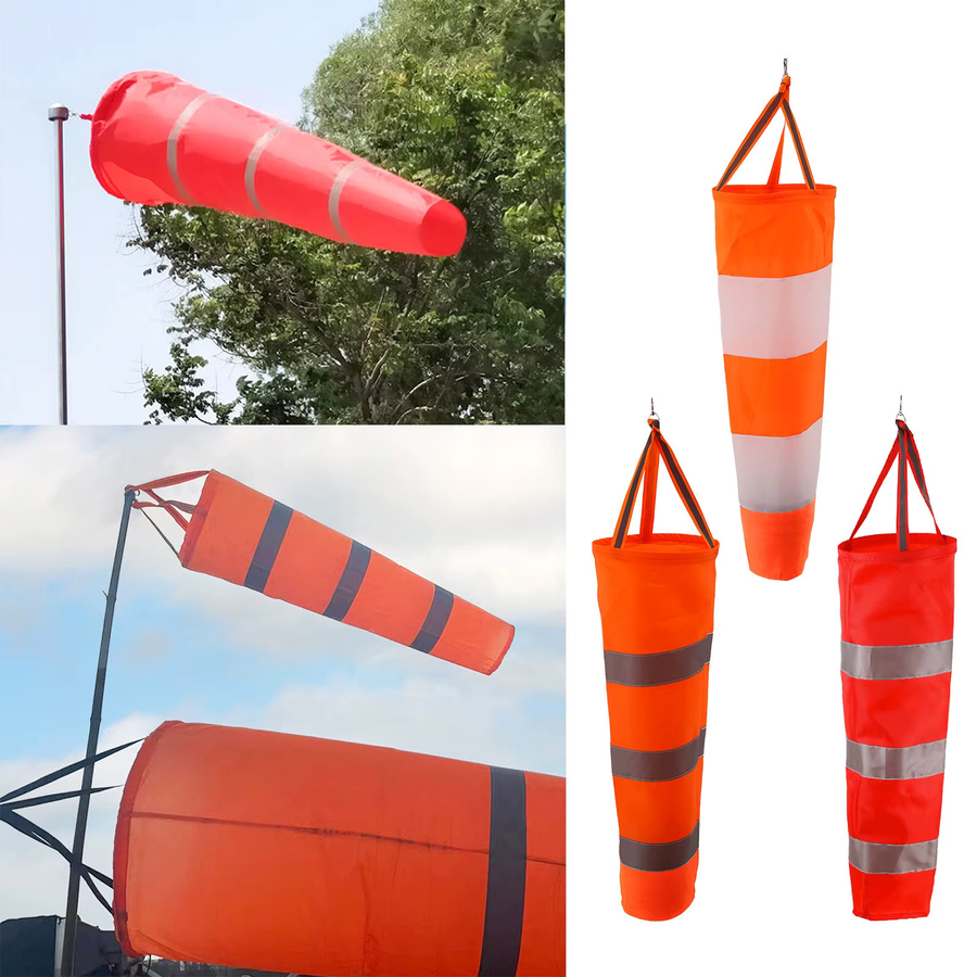 Reflektierender Windsack aus Ripstop-Material zur Wettermessung von Adhere To Fly, Wasserdicht, B/T/H: 60 x 80 x 100 cm - Bild 5