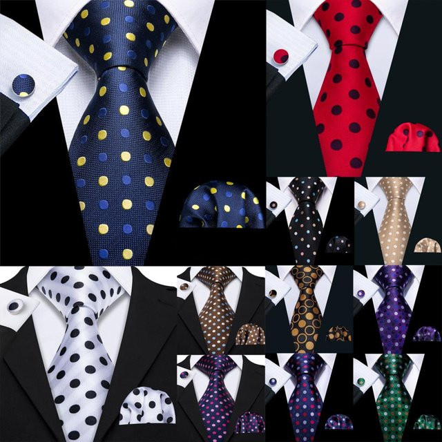 Barry.Wang Schmuck-Set Krawatte, Taschentuch, Manschettenknöpfe, Herren - Bild 1