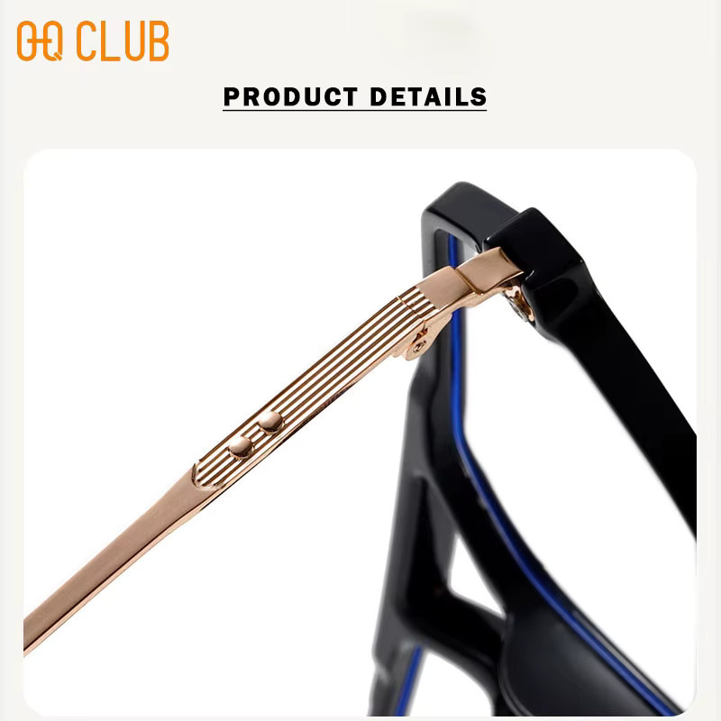 O-Q CLUB Lesebrille, Square, Vollrand, Unisex, black - Bild 3