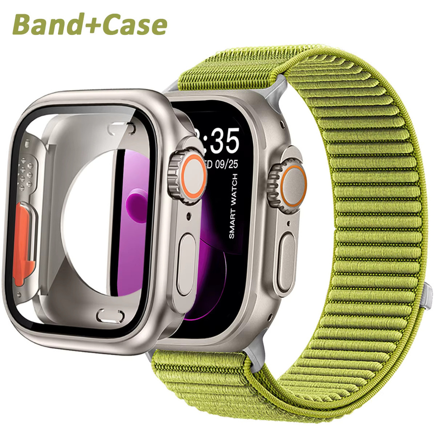 CAOWTAN Uhrenzubehör, Gehärtete Glasabdeckung + Armband, Unisex - Bild 2