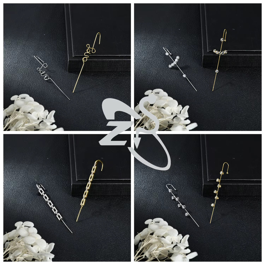 ZS Ohrringe Schmetterling Schleife, Gold, Zirkonia, Damen - Bild 2