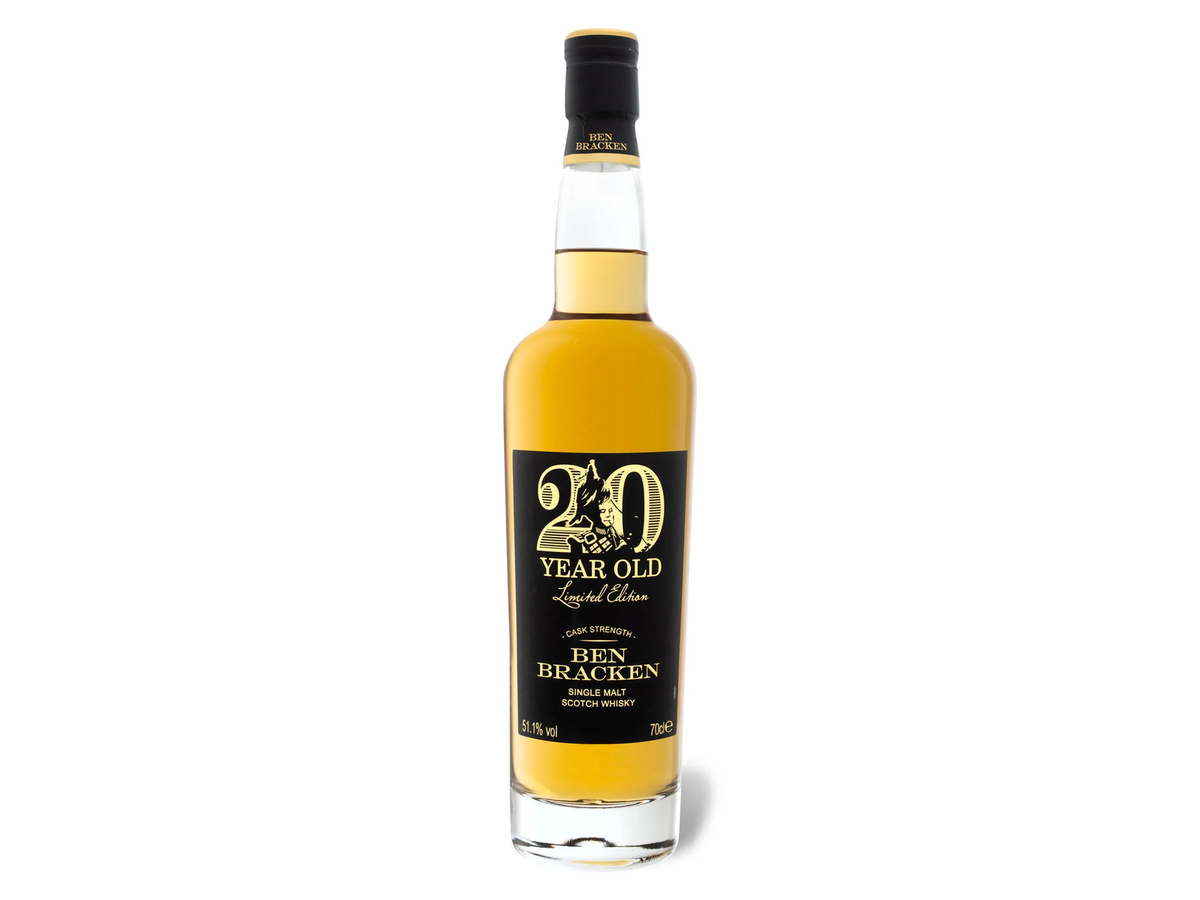 Ben Bracken Peated Single Malt Scotch Whisky Cask Strength 20 Jahre 0,7 l - Bild 2