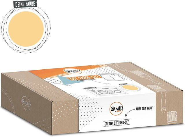 CREATE! by OBI DIY Farb-Set Senf Gelb Matt 125 ml - Bild 1