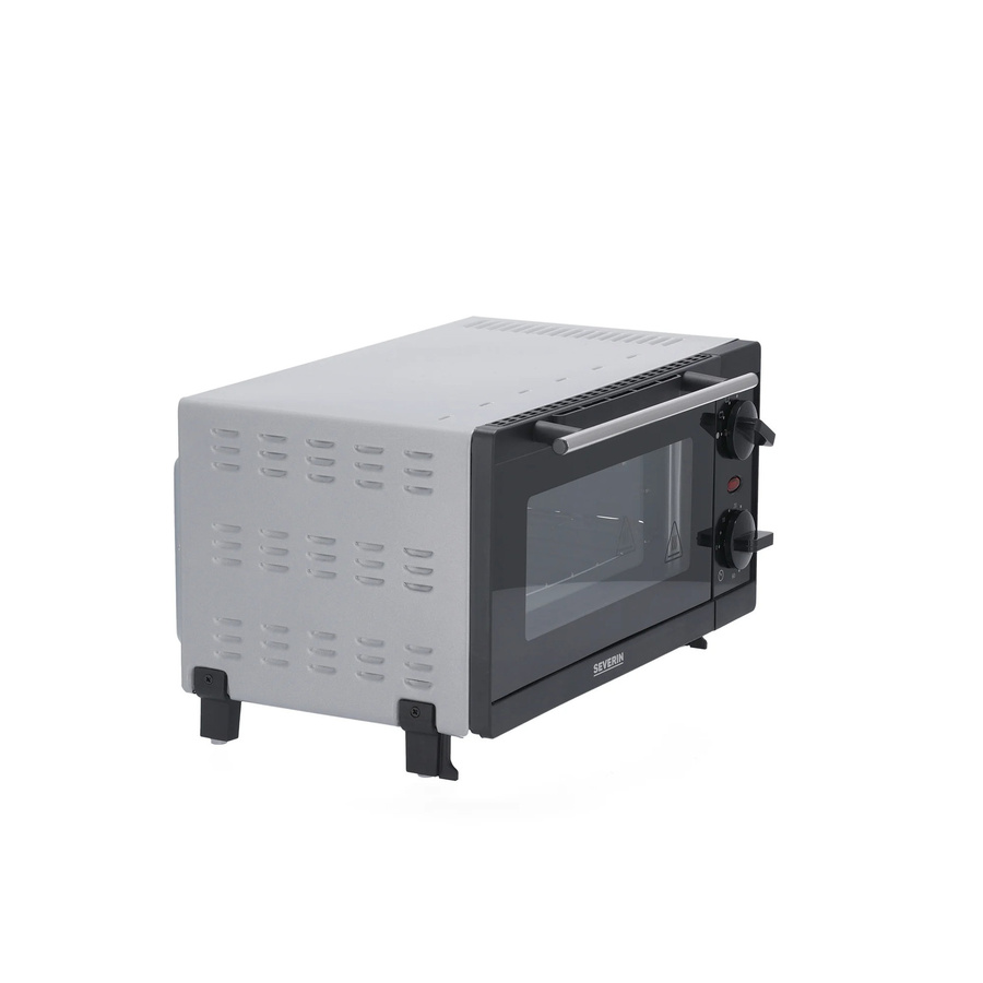 Severin Minibackofen TO 2052 mit Timerfunktion in Schwarz und Silber, 9l - Bild 3