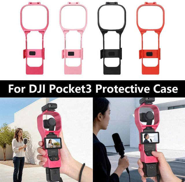 DJI Osmo Pocket 3 Speed Kamera-Gehäuse in Pink mit Bildschirm und Mikrofon - Bild 1