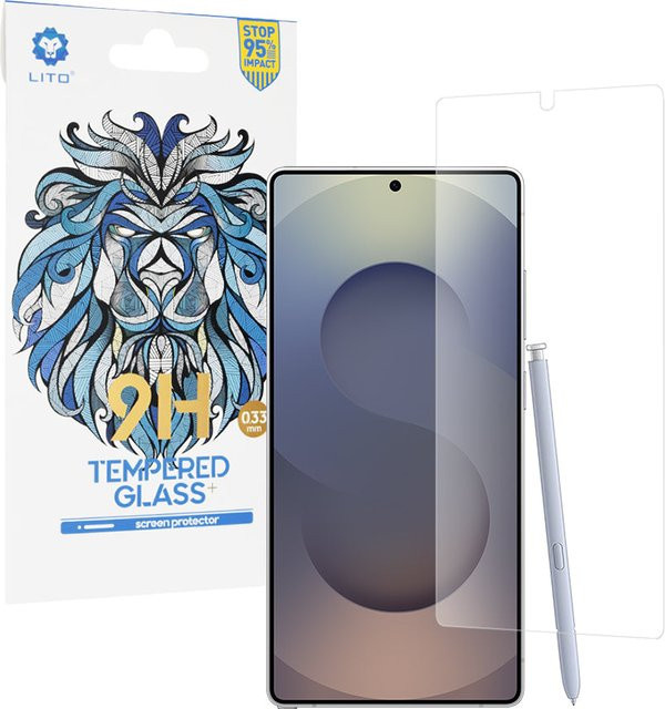 Lito Classic Ultra Thin Displayschutzfolie aus gehärtetem Glas für Samsung Galaxy S25 Ultra S938, Full Glue, 2.5D, transparent - Bild 1
