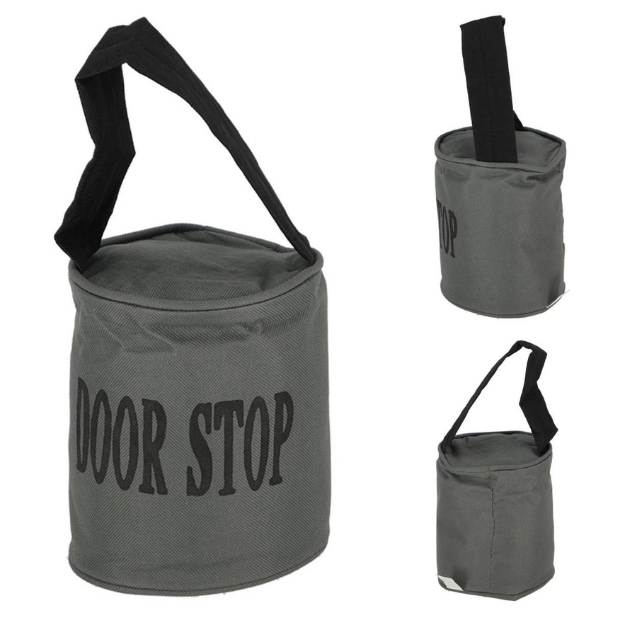 Esschert Design Türstopper mit Griff in Grau und Schwarz - Bild 4