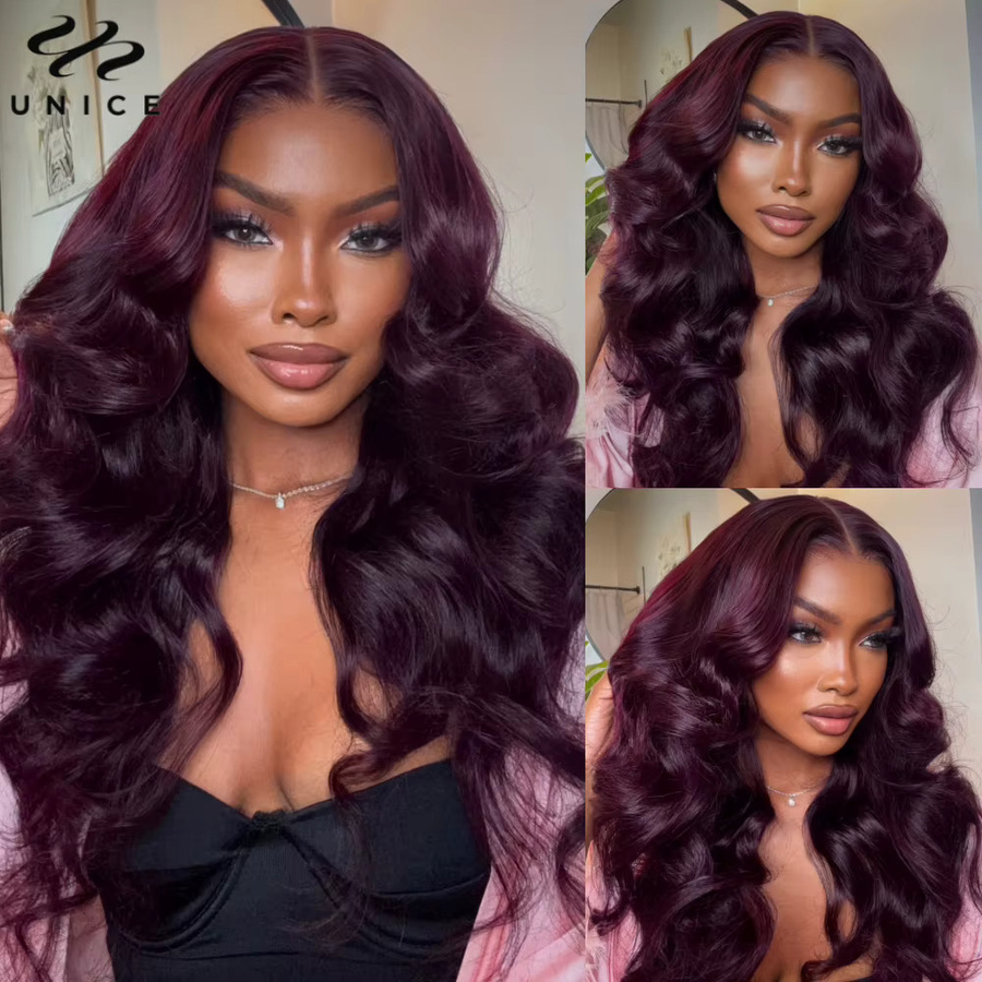 UNice Hair Black Cherry Body Wave Echthaarbündel, 100 g, Unisex - Bild 5