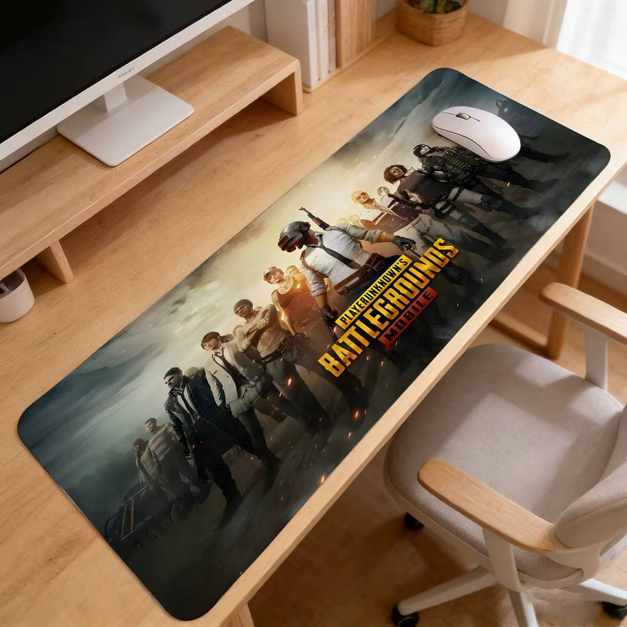P-PUBG Gaming Mauspad Sakura Anime Design, Multicolour - Bild 4