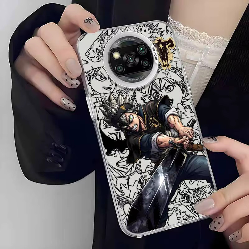 Bunte Silikon-Handyhülle Black Clover Asta für Xiaomi und POCO Modelle mit NFC-Unterstützung - Bild 3
