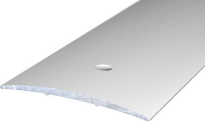 Carl Prinz Übergangsprofil aus Aluminium in Silber, B: 60 mm, H: 5 mm, mittig versenkt gelocht - Bild 1