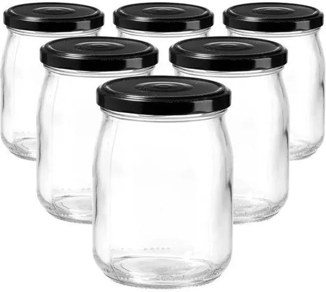 Ritzenhoff & Breker Kitchen Love Einmachgläser transparent 500 ml 6er Set - Bild 1