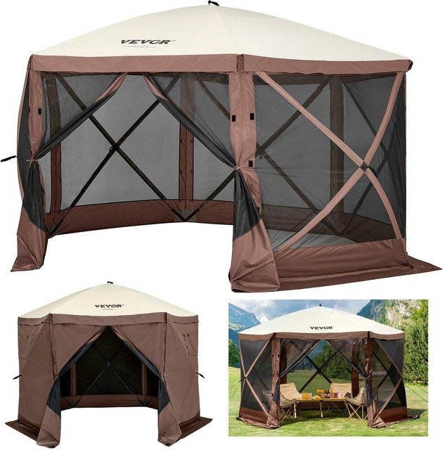 Buying Solutions MB Pop-up Camping Pavillon mit 6-seitigem Schutz, Sonnenschutz, 3,6 m x 3,6 m - Bild 1