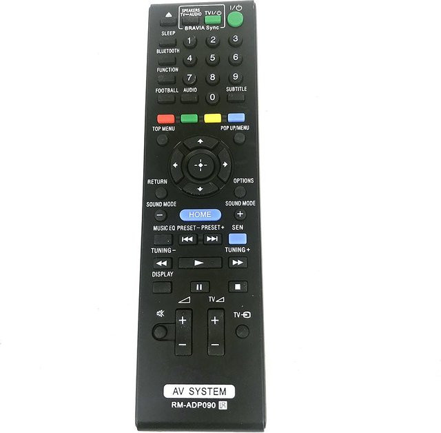 Sony Fernbedienung RM-ADP090 für AV-Systeme in Schwarz - Bild 1