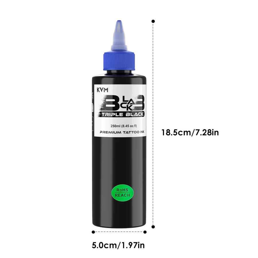 KVM Tattoo Tinte Schwarz, 236 ml - Bild 3