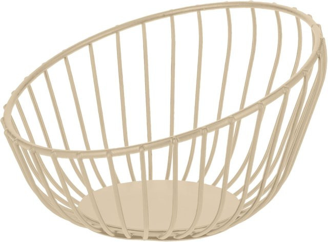 Vega Obst- und Brotkorb Ciconia in Beige, rund, Durchmesser: 16 cm, Höhe: 10 cm - Bild 1