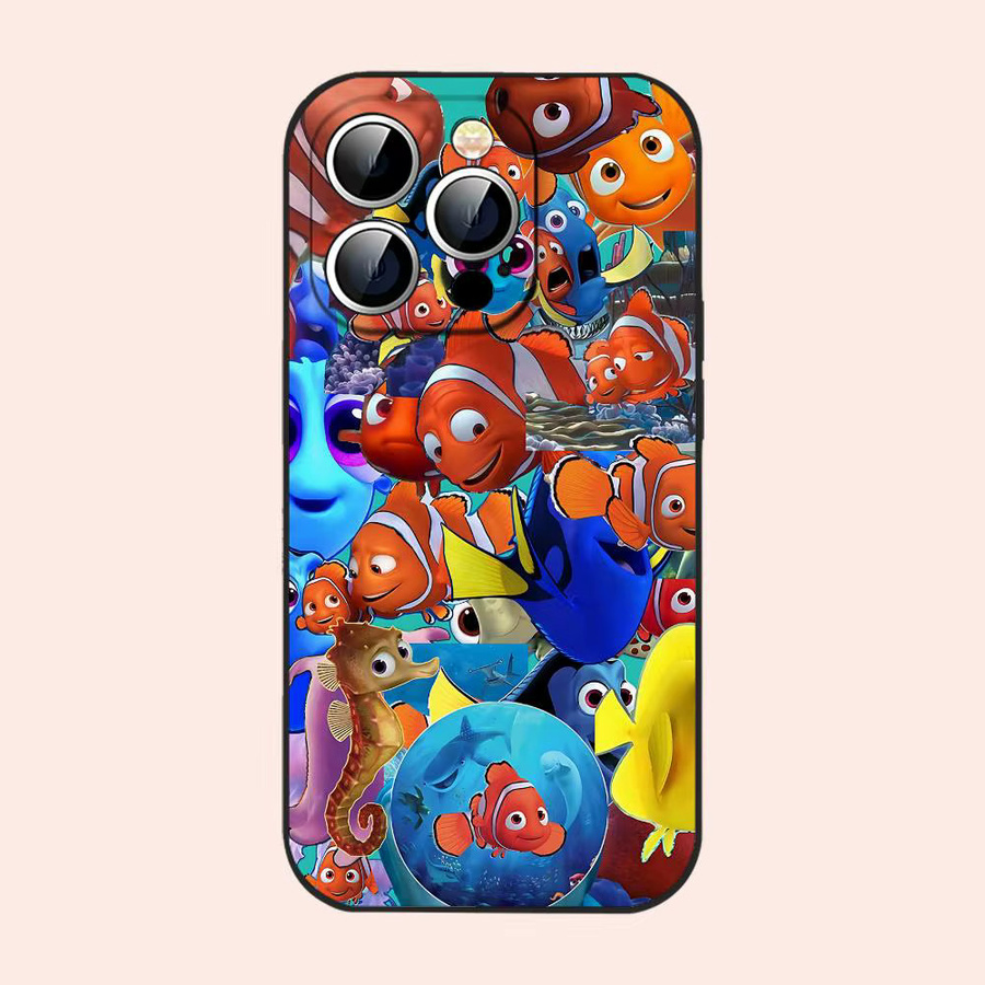 Mesuca Anime Film F-Finding N-Nemo Handyhülle für iPhone 17 16 15 14 13 12 11 Pro Max Plus Mini aus weichem TPU in Multicolour - Bild 7