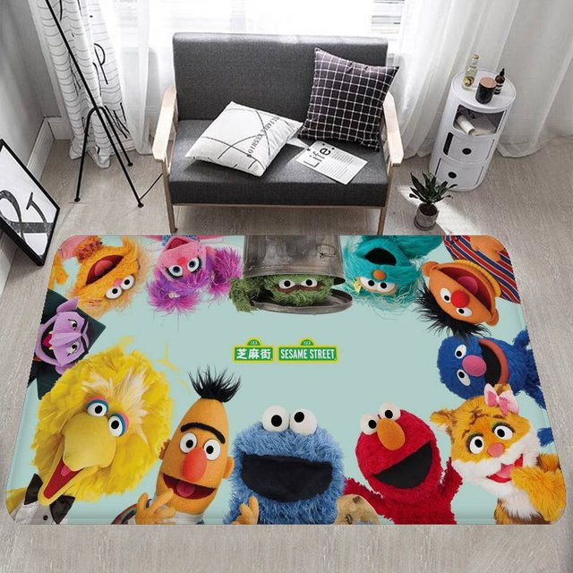 Rutschfeste Fußmatte S-Sesam Cookies S-Streetes in Multicolor von Potdemiel als bedruckter Druckteppich für Wohnzimmer oder Balkon - Bild 1