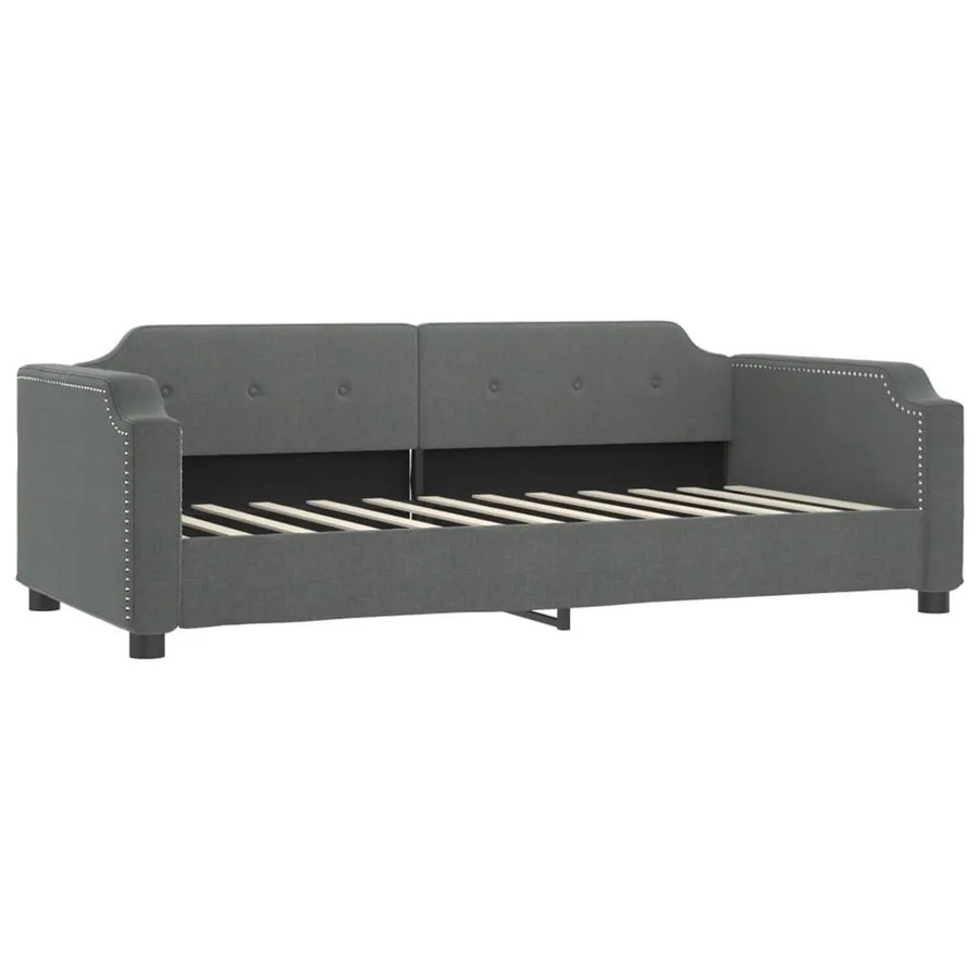 vidaXL Tagesbett Dunkelgrau B/T/H: 90 x 200 x 66,5 cm - Bild 2
